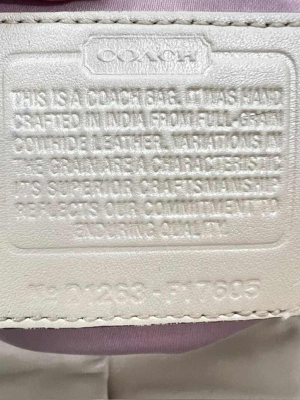 Coach Y2K Ashley Hippie Pearl White Leather Shoulder Bag F17605 chunky hardware - Picture 15 of 16